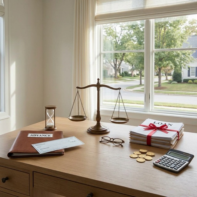inheritance funding options Maine - advance vs loan decision guide